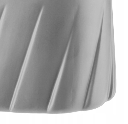 Osłonka ceramiczna GABRIEL Verdenia szara jasna 12cm elegancka