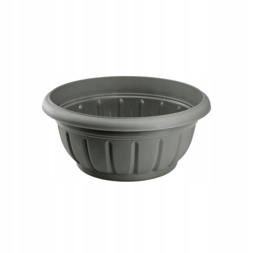 Doniczka misa Verona Verdenia 20 cm grafit – okrągła, 2 L