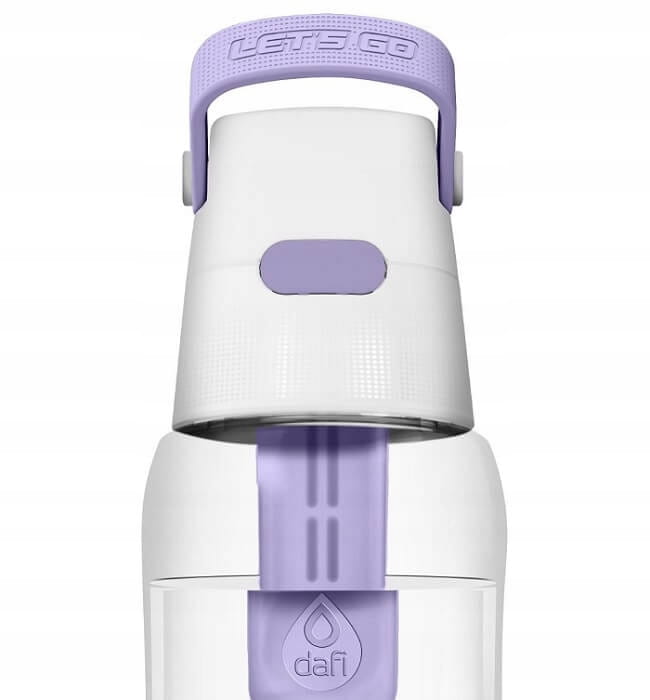 Bidon Dafi Solid 0,7L lawenda z filtrem – Tritan, filtr węglowy