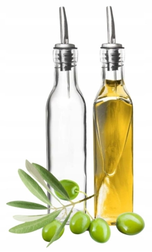 Zestaw 2 butelek na oliwę i ocet SMUKEE 500ml