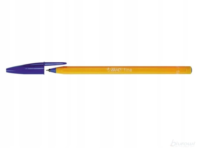 Zestaw 8 szt. długopisy niebieskie BIC line Orange
