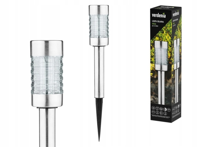 Nowoczesna i trwała Lampa solarna ogrodowa Wega Led 1 sztuka
