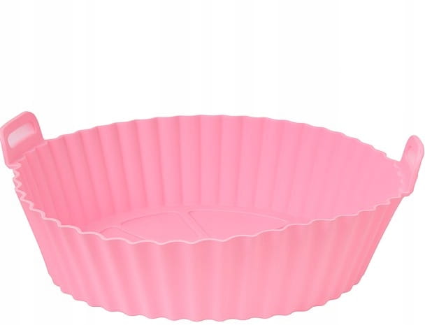 Silikonowy Wkład do Airfryera 16 cm Różowy – Odporny do 220°C | Ekologiczny