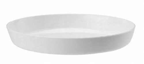 Podstawka Azalia o Średnicy 28 cm – Elegancka Ochrona dla Twoich Roślin w Białym Kolorze